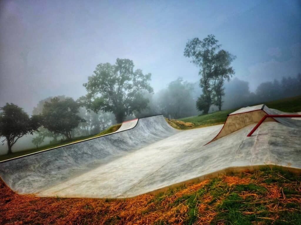 Skatepark fostering community and outdoor activity in Macon.