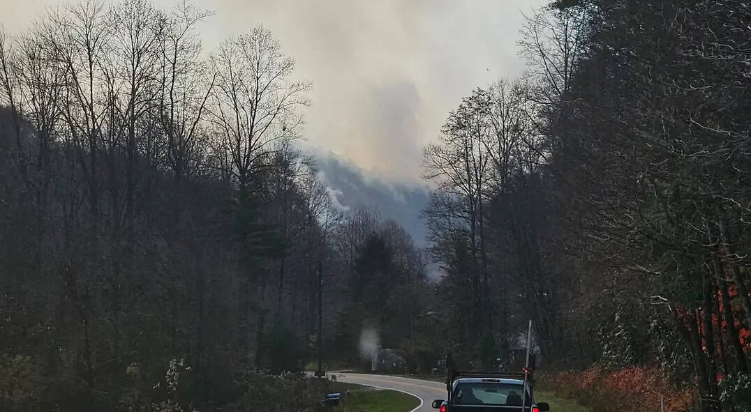 Wildfires burning in WNC