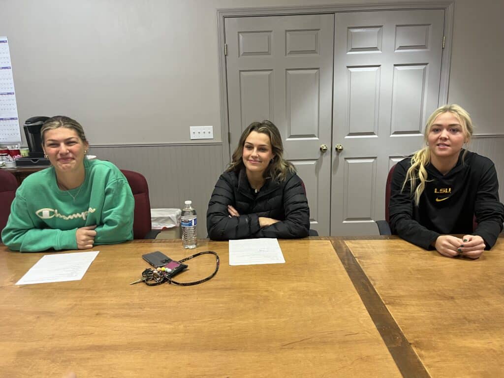 Former FHS softball players share insights on college sports journeys at Macon Sense.