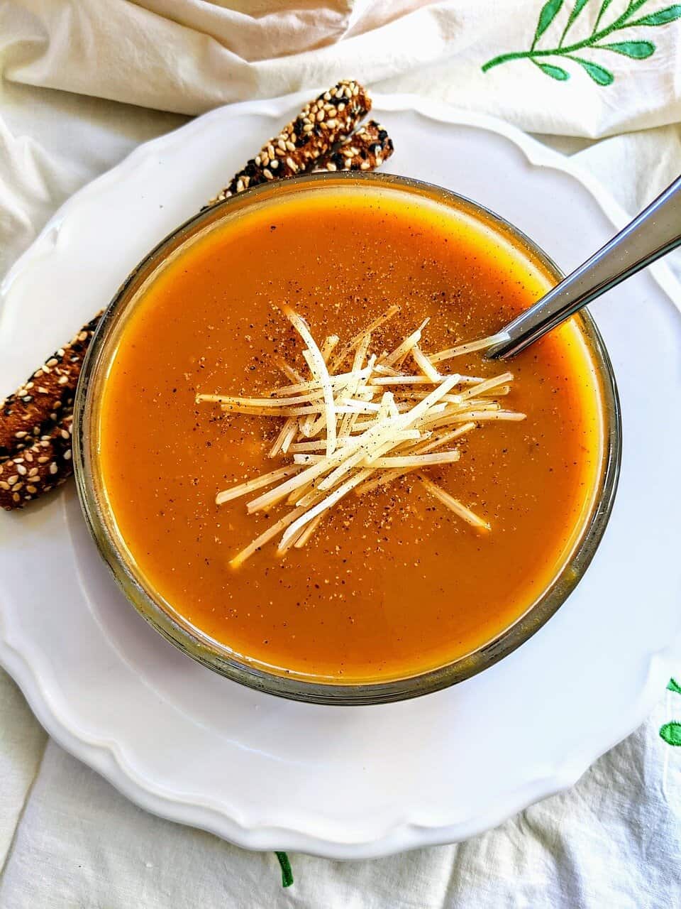 Butternut squash soup a healthy comfort food