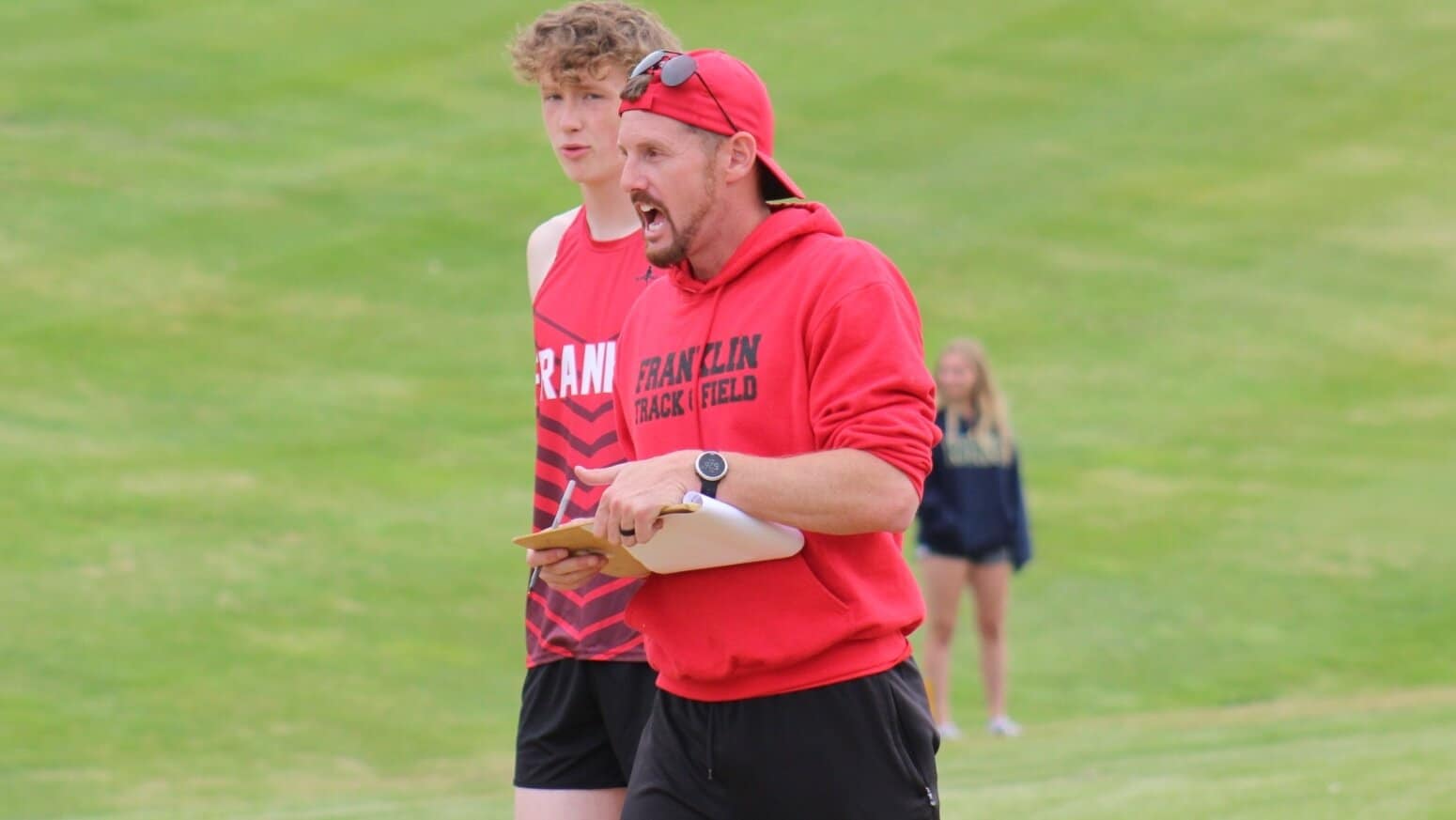 Coach Matt Harlfinger keeping FHS runners on track
