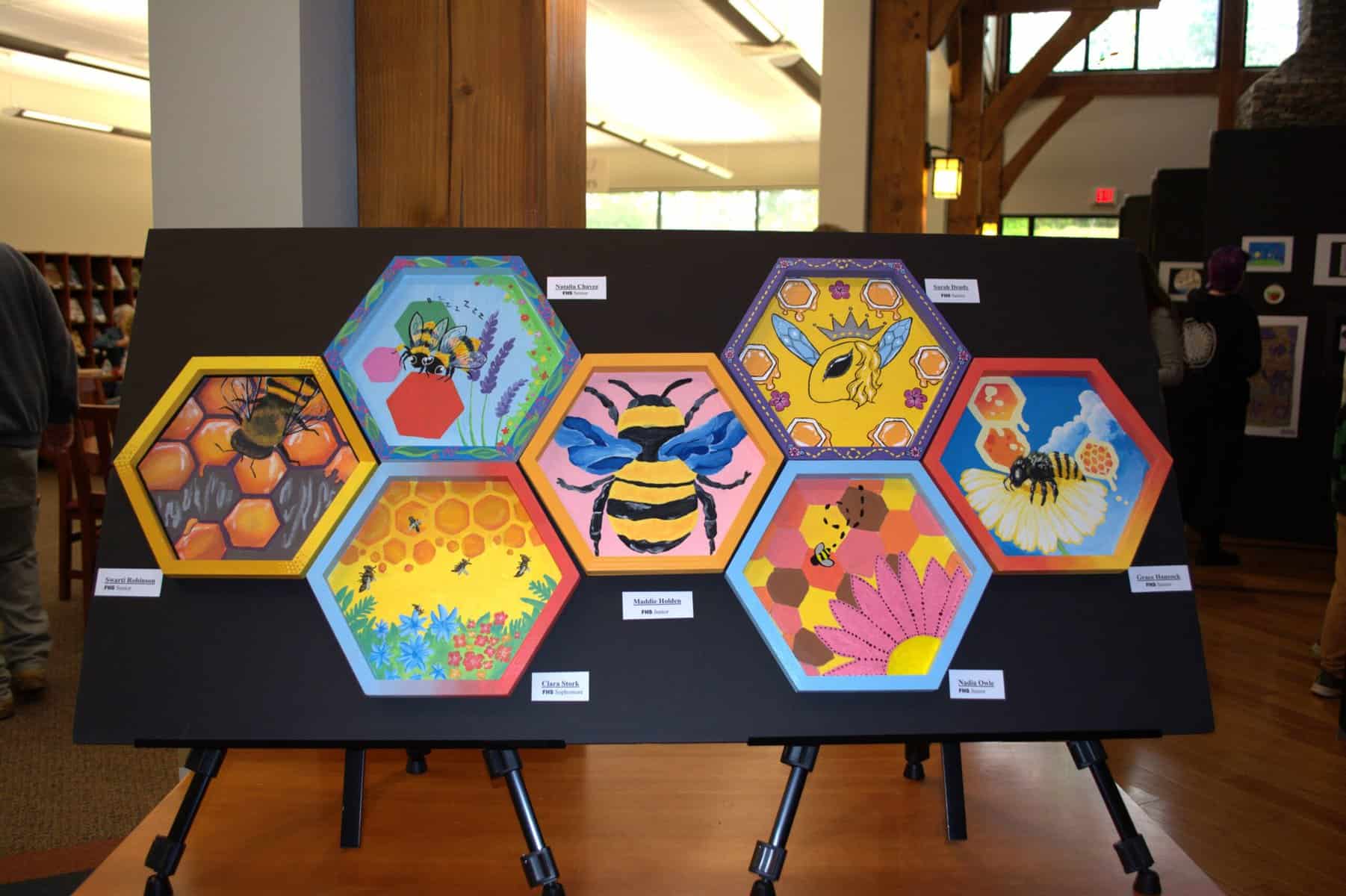 Library showcases art from students in county schools