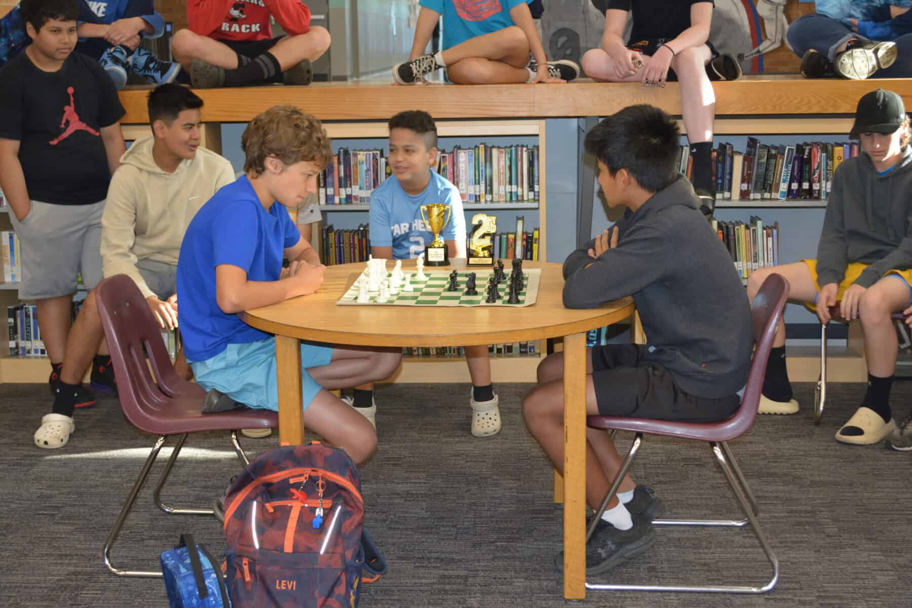 Middle schoolers stepping outside the box