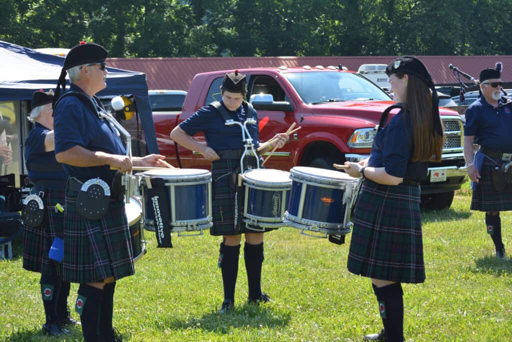 Scottish marching band