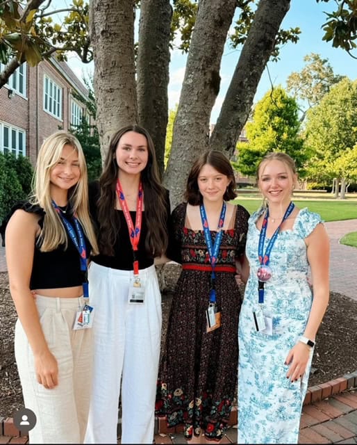 Girls State participants at an "outstanding opportunity" event, showcasing leadership and community.