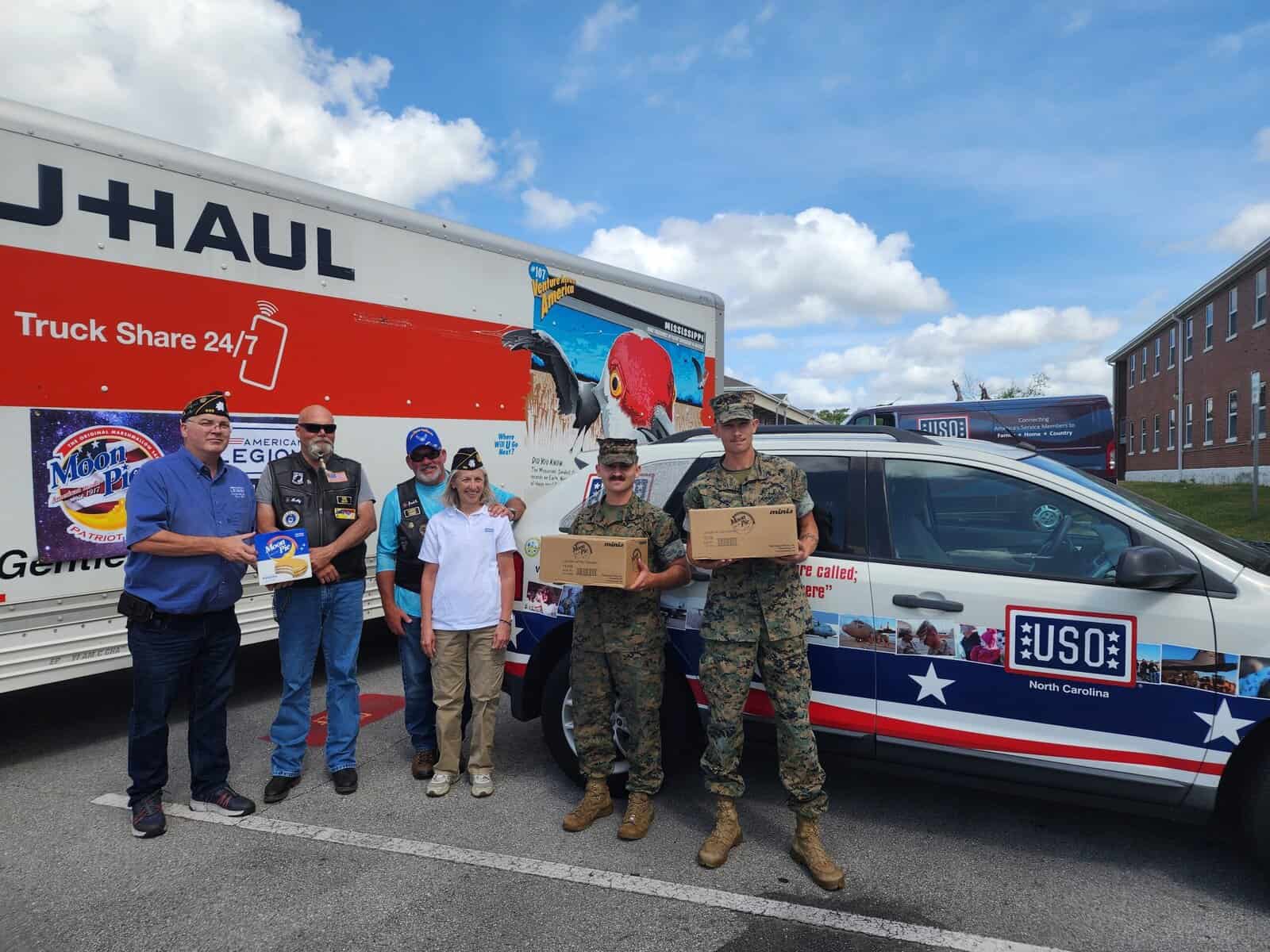 Some things just go together – like Moon Pies and American flags
