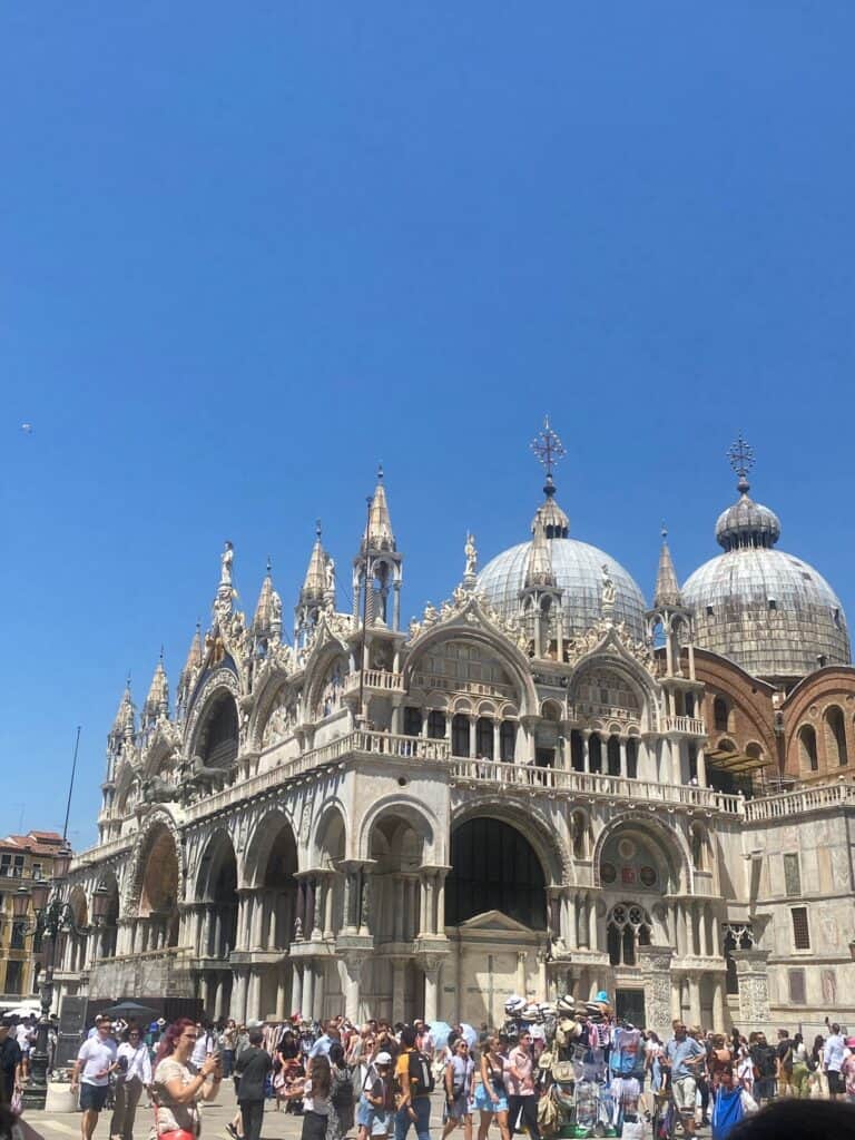 Venice Cathedral, a stunning example of Italian architecture, attracts many visitors exploring its i.