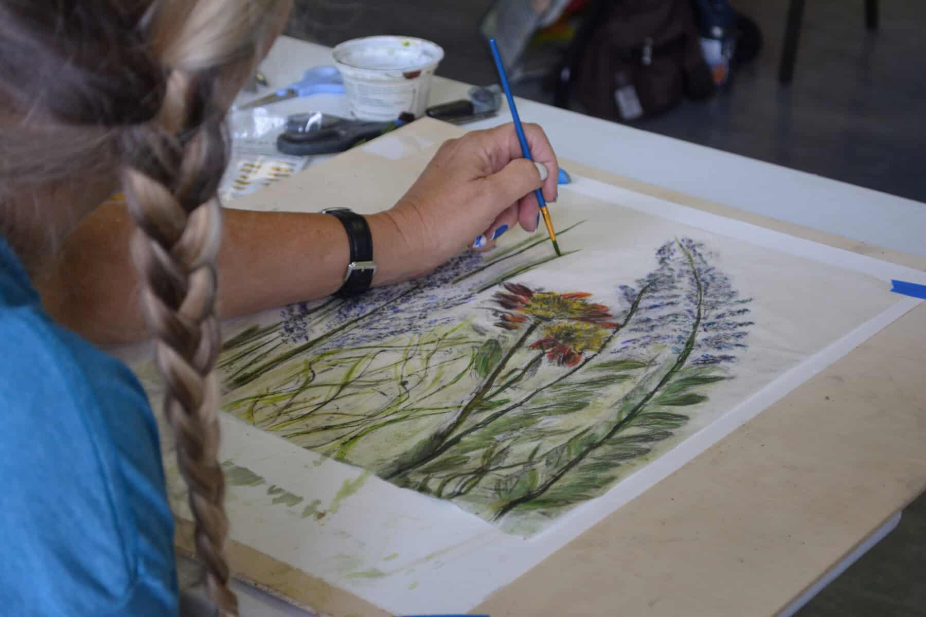 Local artist creatively capturing nature and landscapes