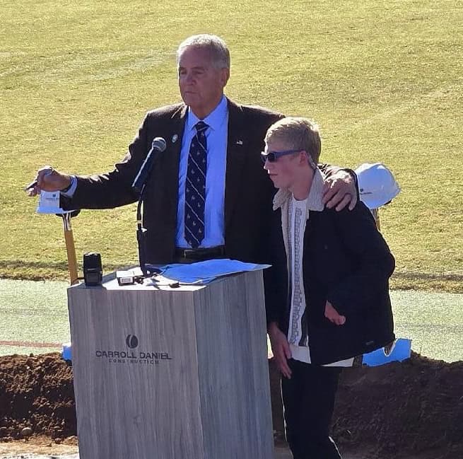 Community leaders break ground for new high school in Franklin area.