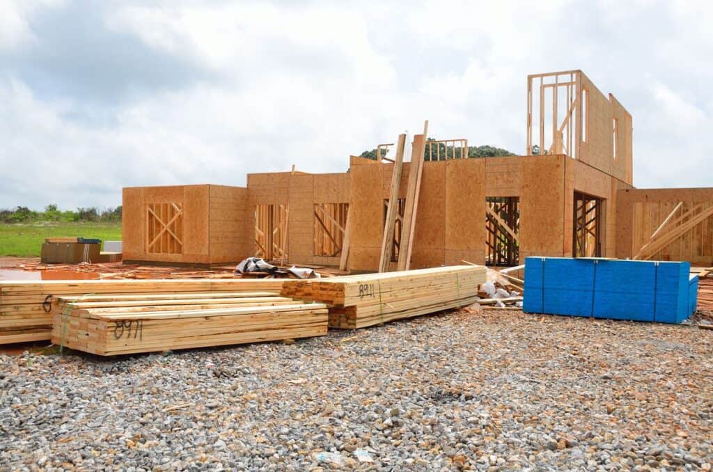 Construction of new housing units underway to address housing shortage impacting economic growth.