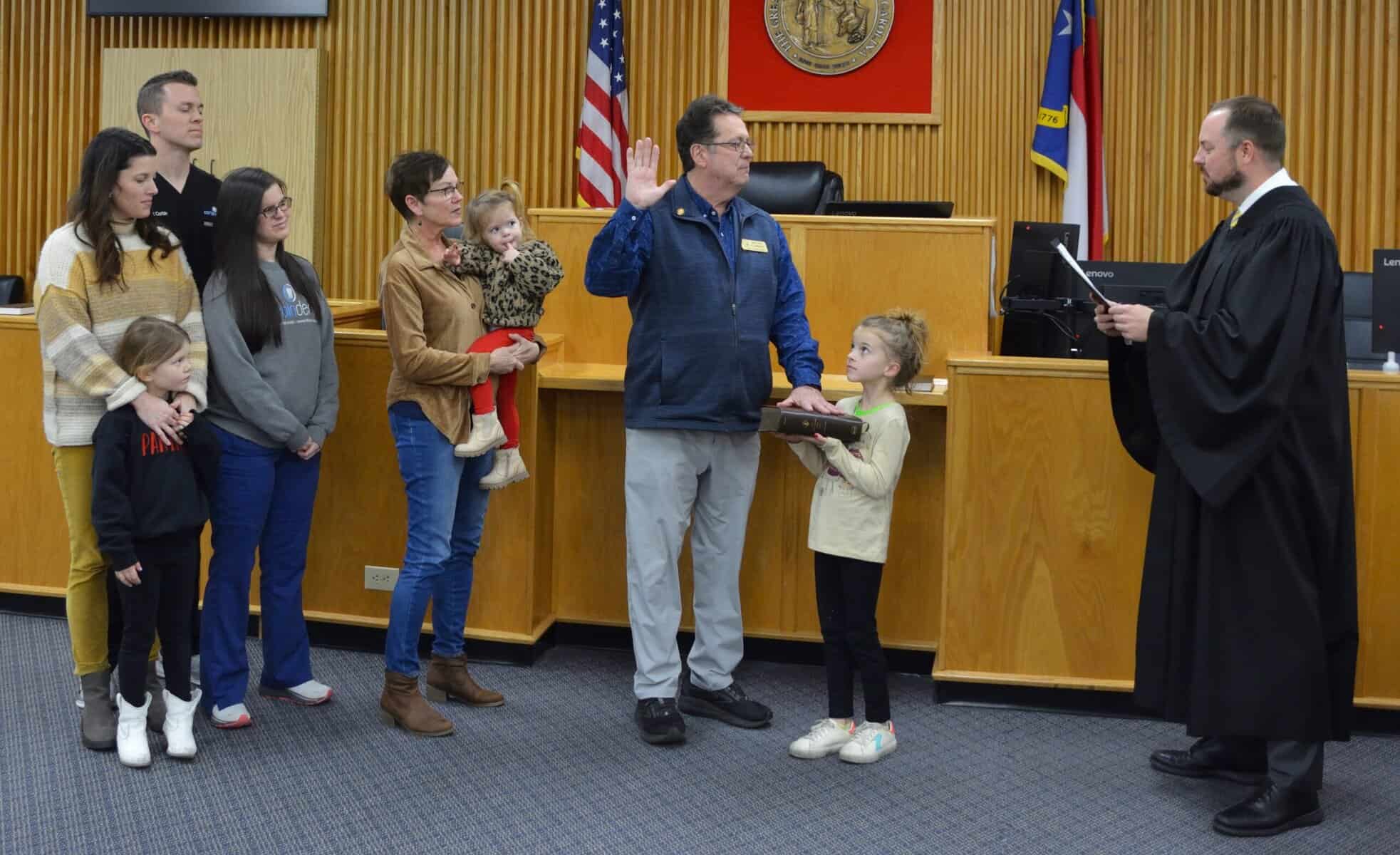 Kevin Corbin sworn in for third term