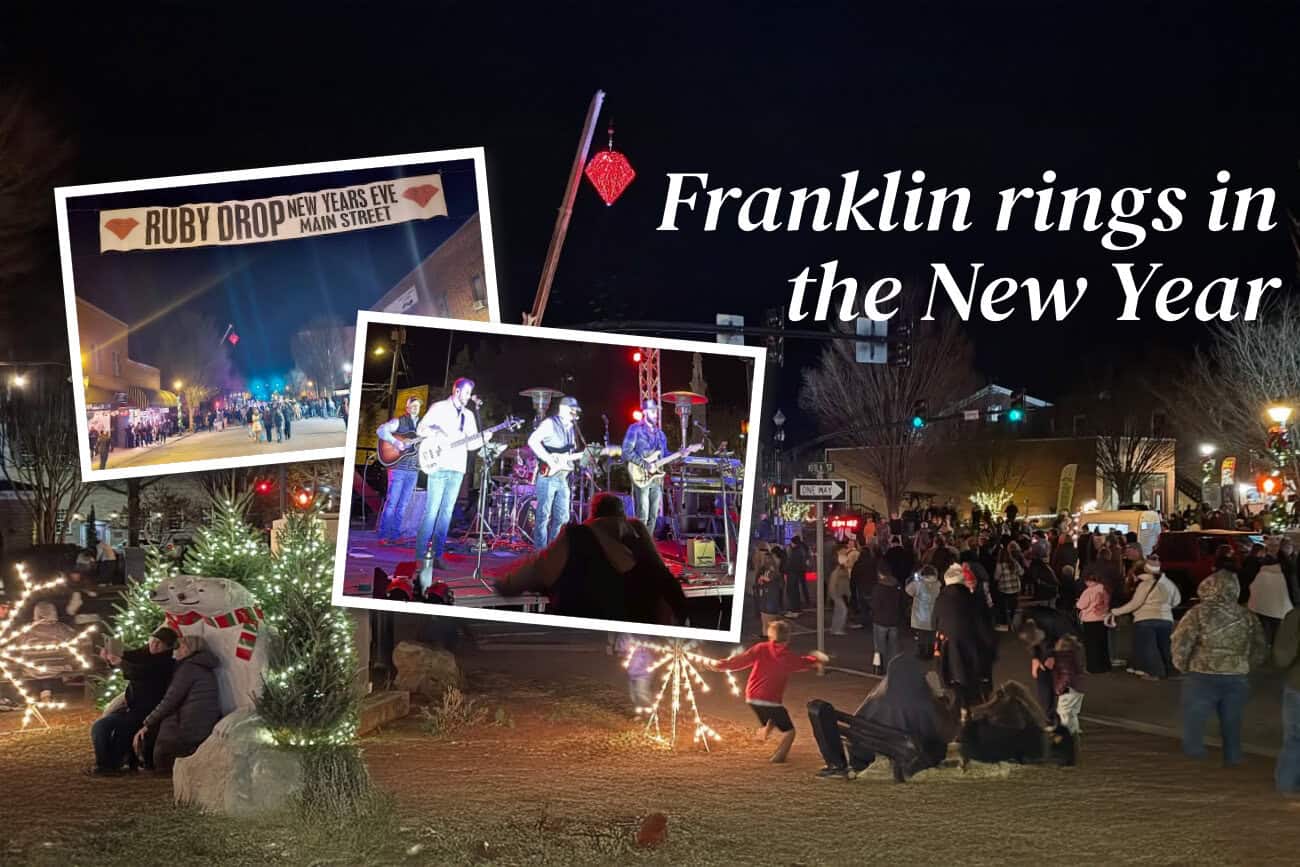 The New Year’s Eve Ruby Drop in photos