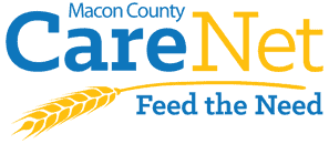 Community volunteers distributing food to Helene-impacted residents in Macon County.