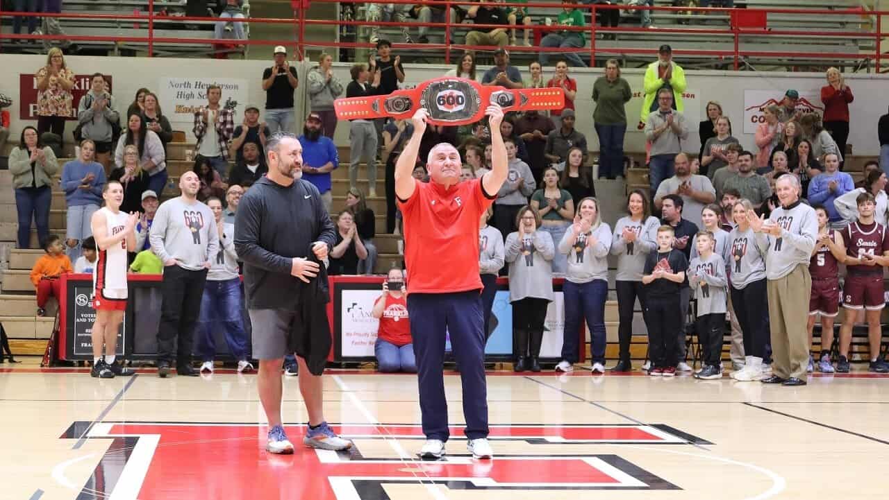 FHS coach a member of 600 Win Club