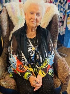 Harper’s standout fashion and bold sensibilities showcased in colorful, artistic clothing.