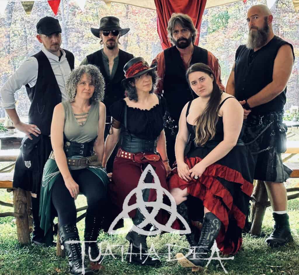 Scottish folk band Macon Sense performing at Taste of Scotland event.