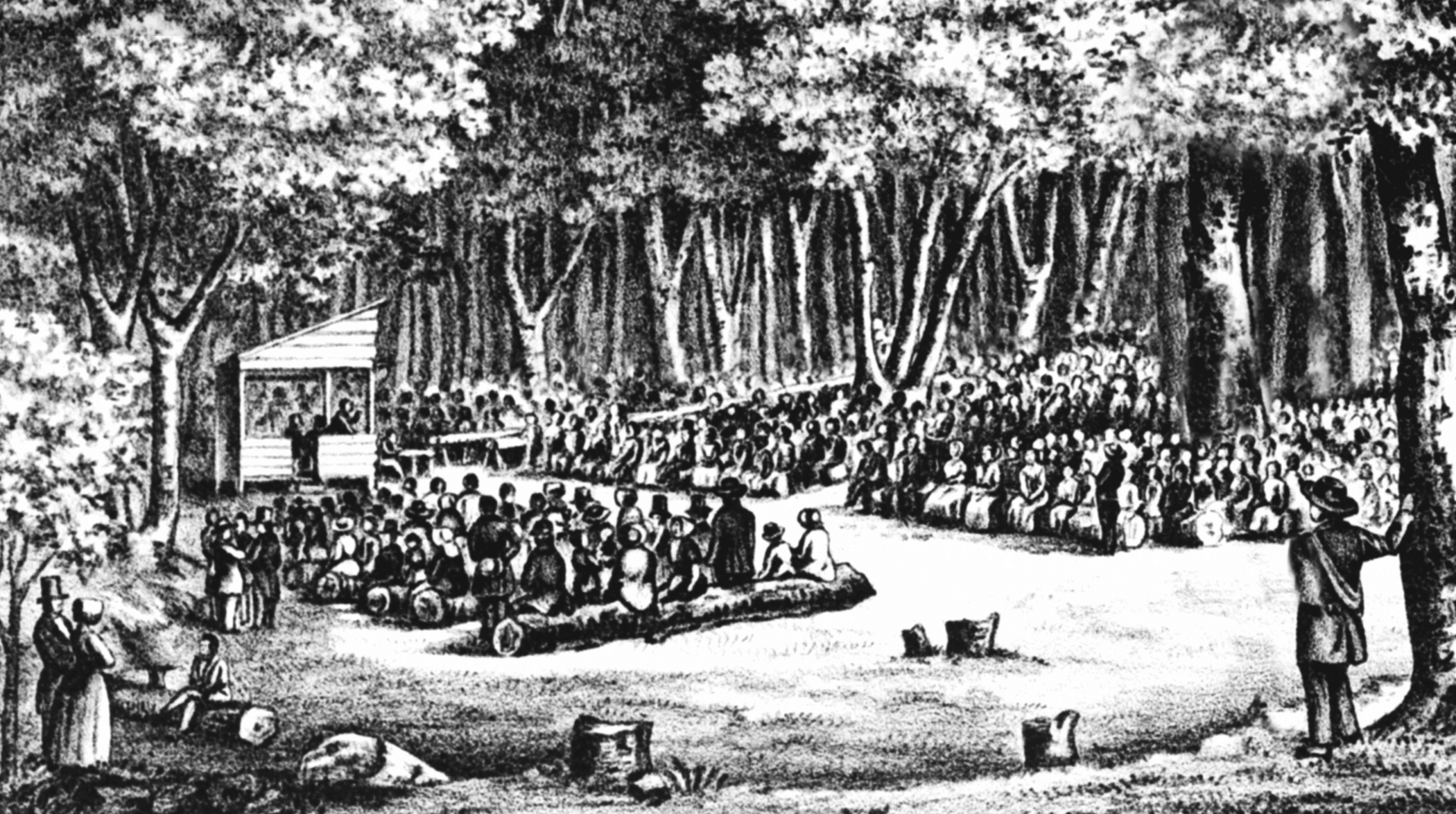 Camp Ground site of integrated religious services for all