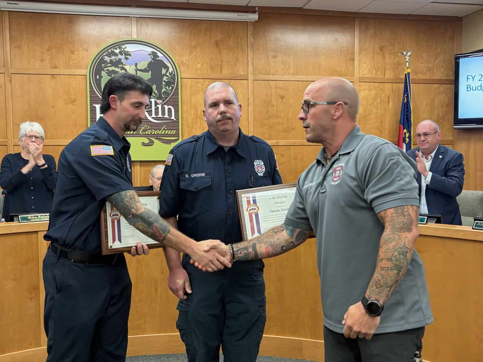 Fire chief recognizes top performers at council meeting