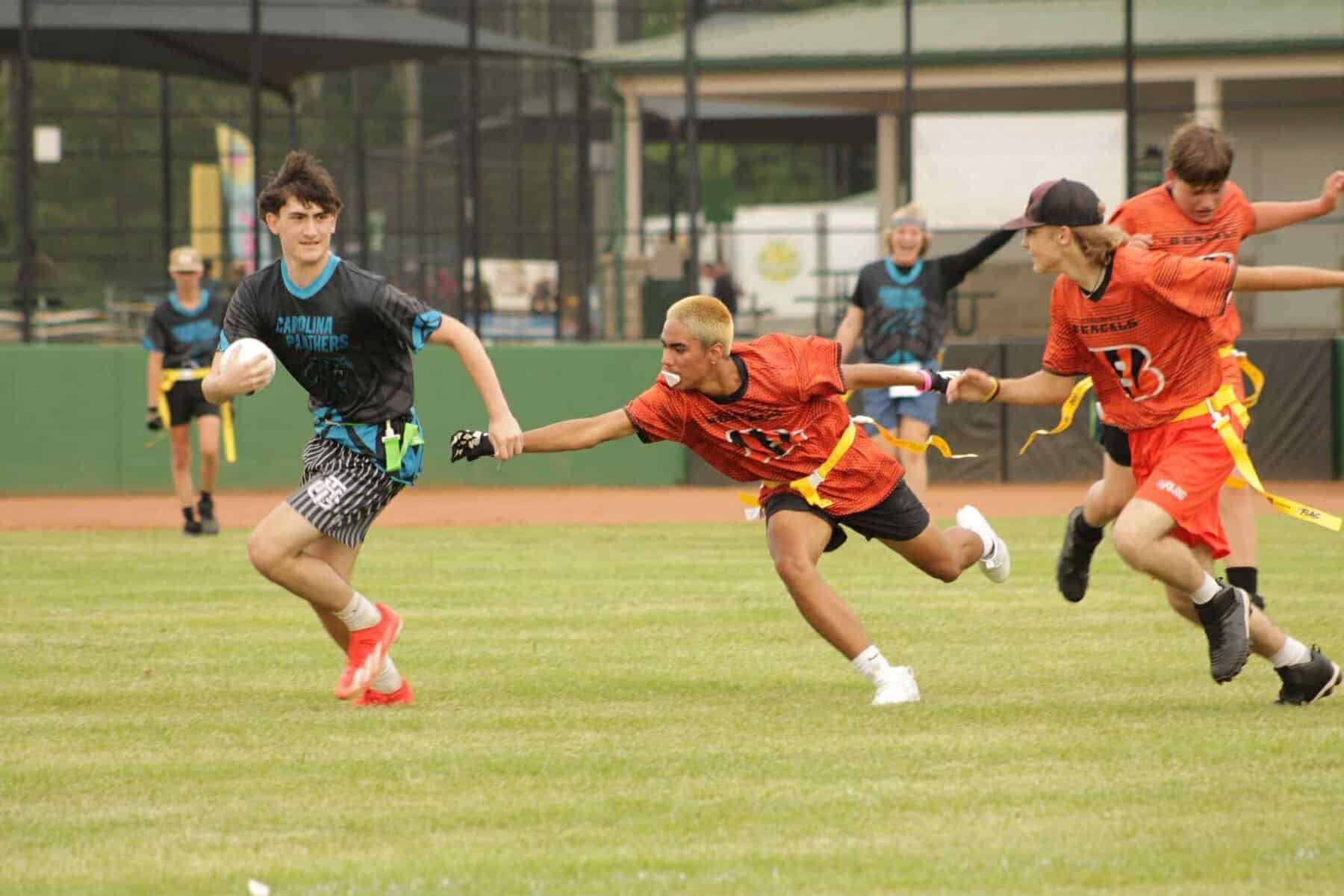 Oberley builds flag football league from scratch