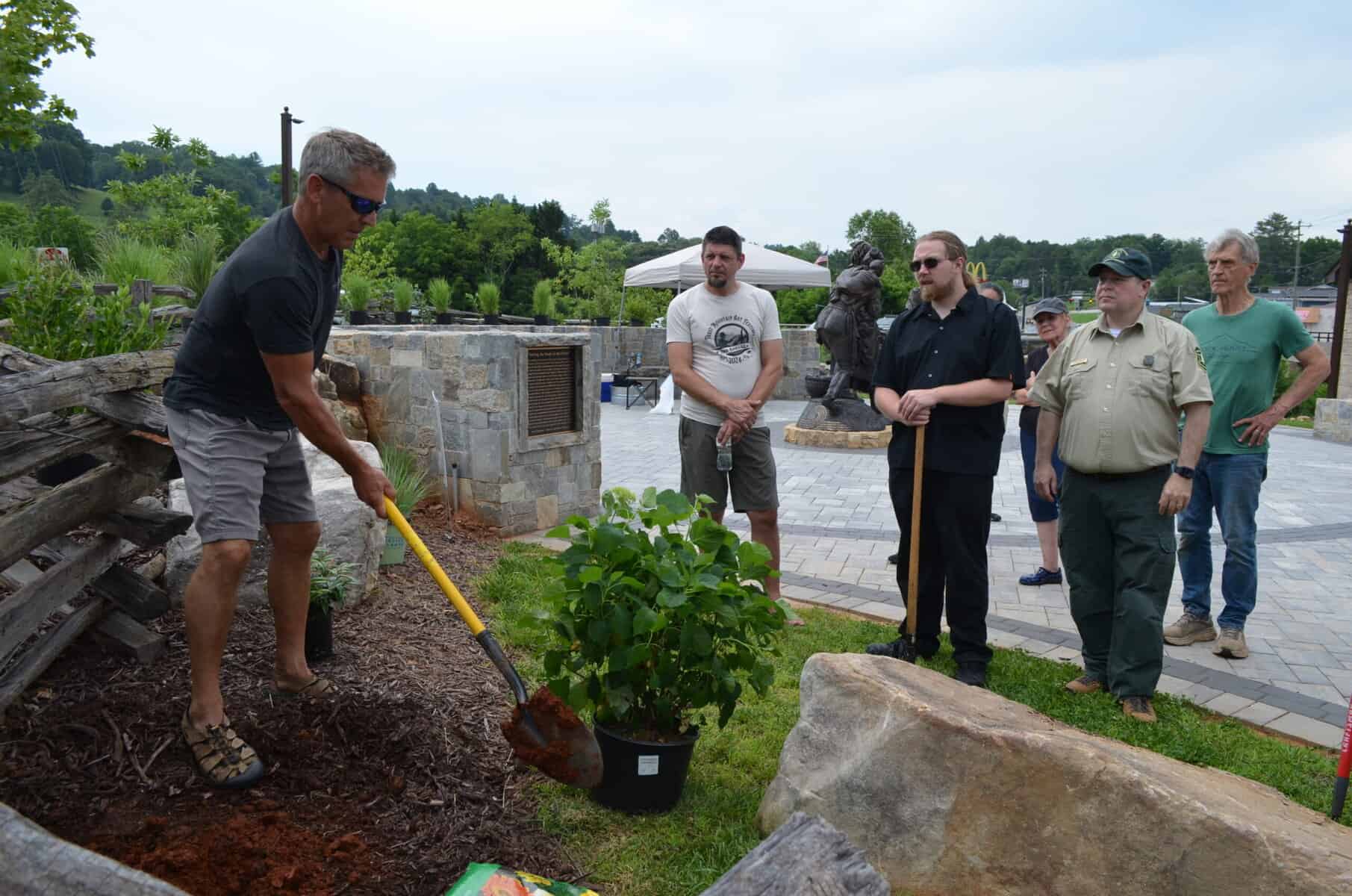 Native plant garden added to park