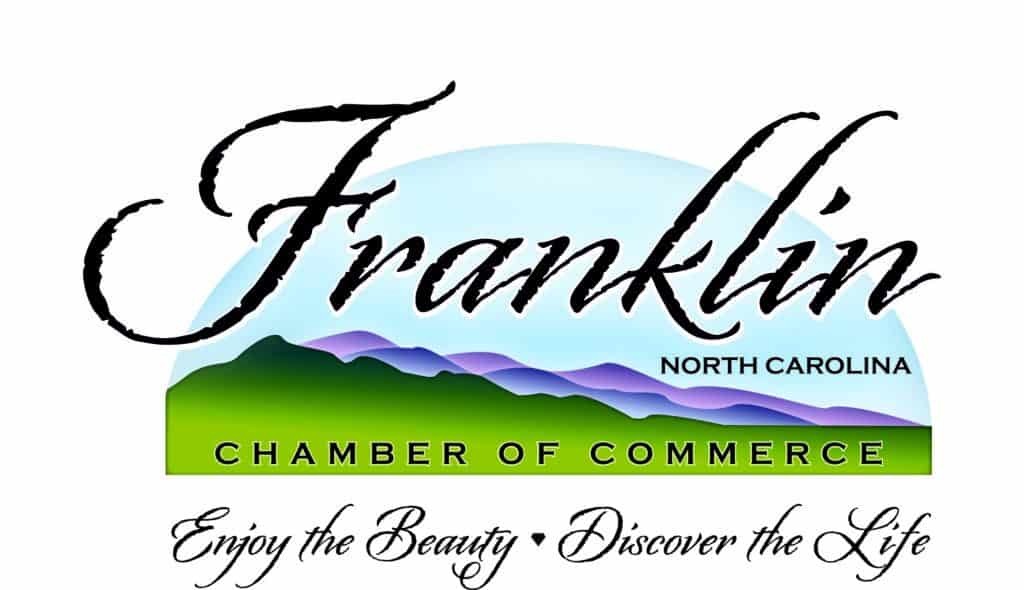 Macon Sense logo with North Carolina mountains and Chamber of Commerce branding.