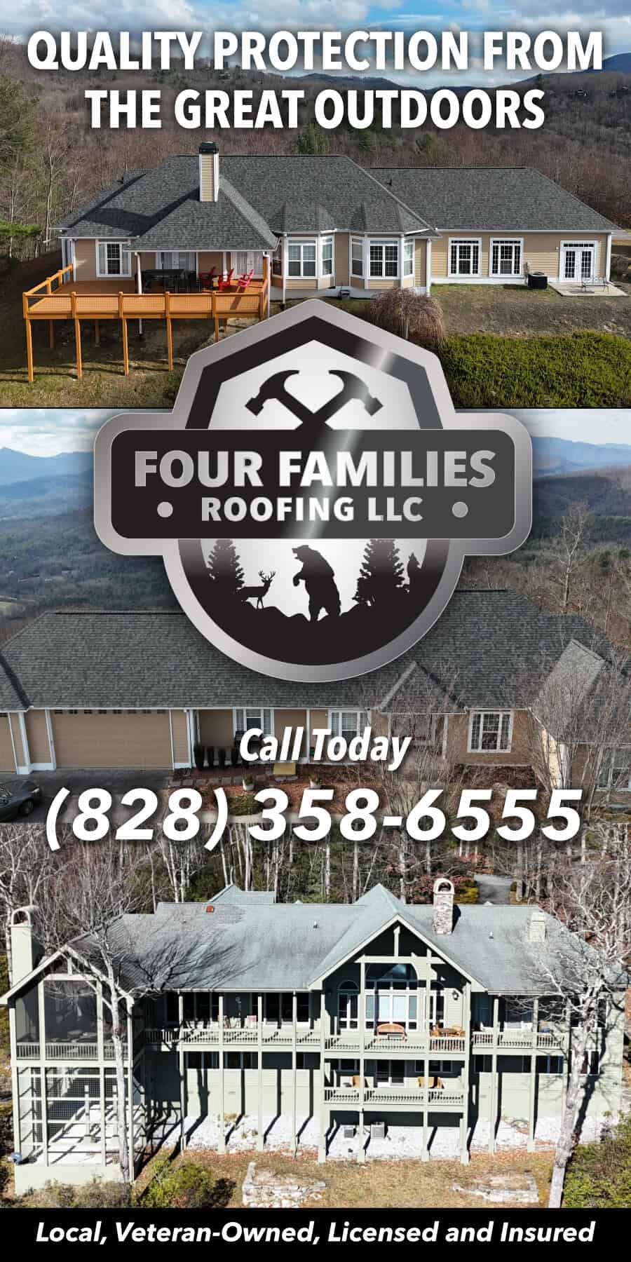 Reliable roofing solutions for families by 4 Families Roofing LLC. Call today for expert service and.