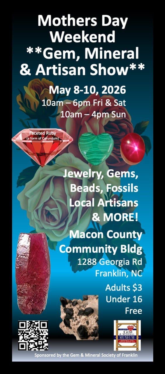Gem, Mineral & Artisan Show - Macon County, Franklin, NC.