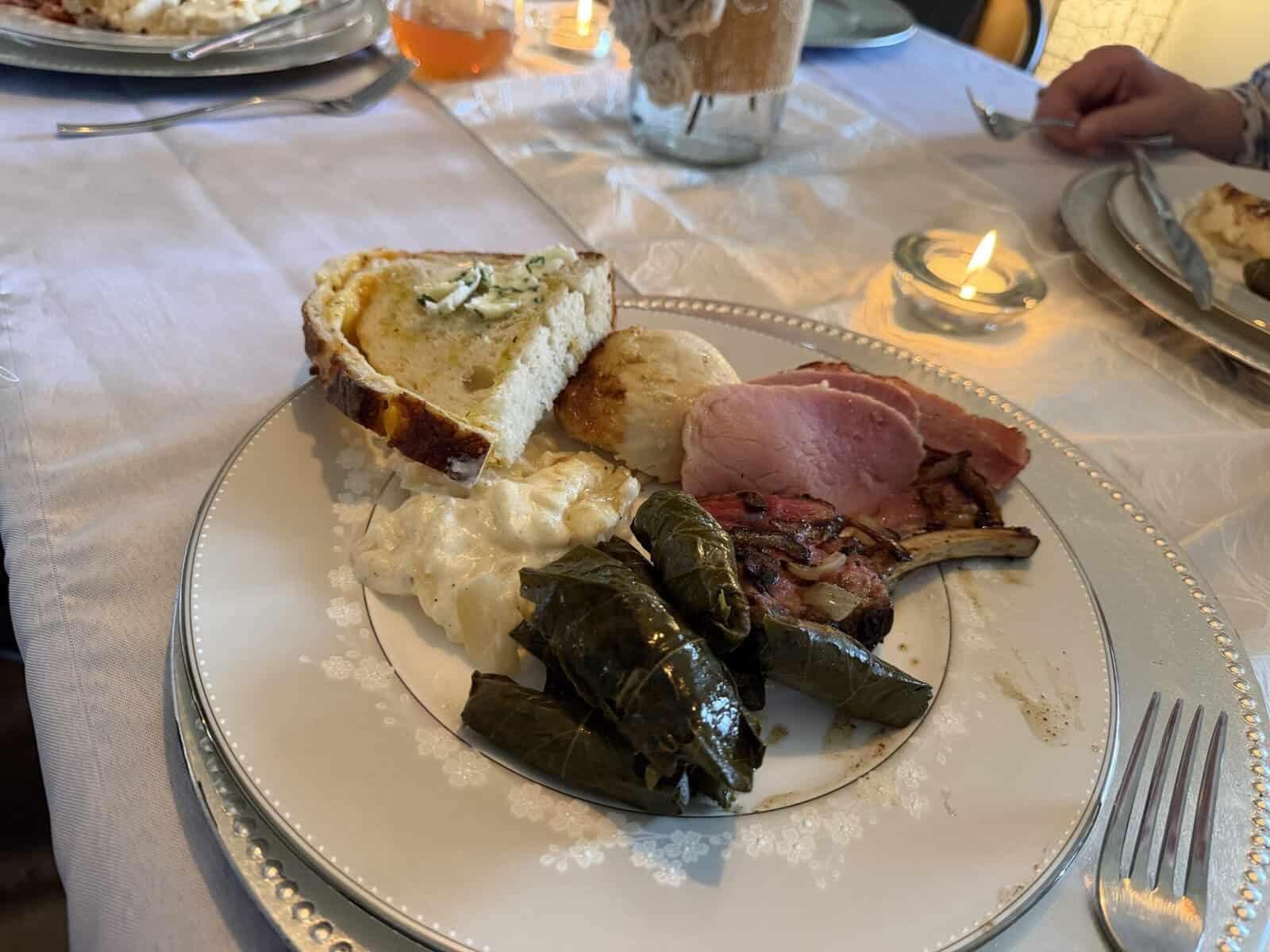 Middle Eastern food for Easter? Yes, of course.