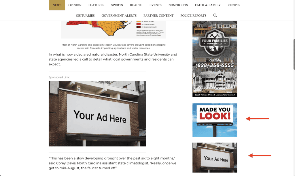 Advertise on Macon Sense to reach local audiences effectively.