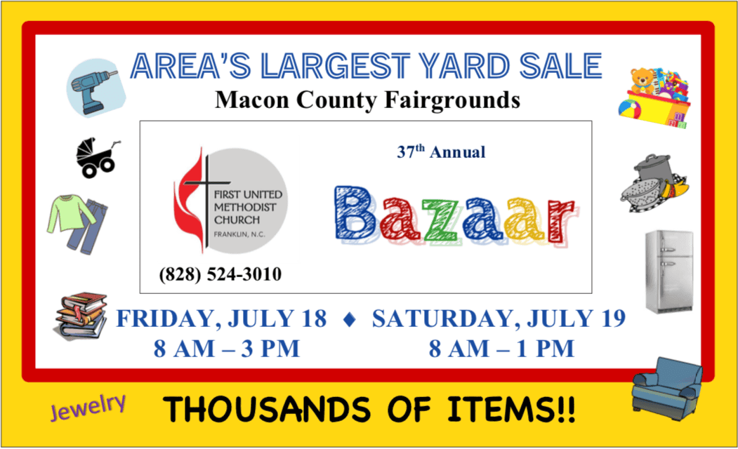 37th Annual Bazaar – Franklin First United Methodist Church