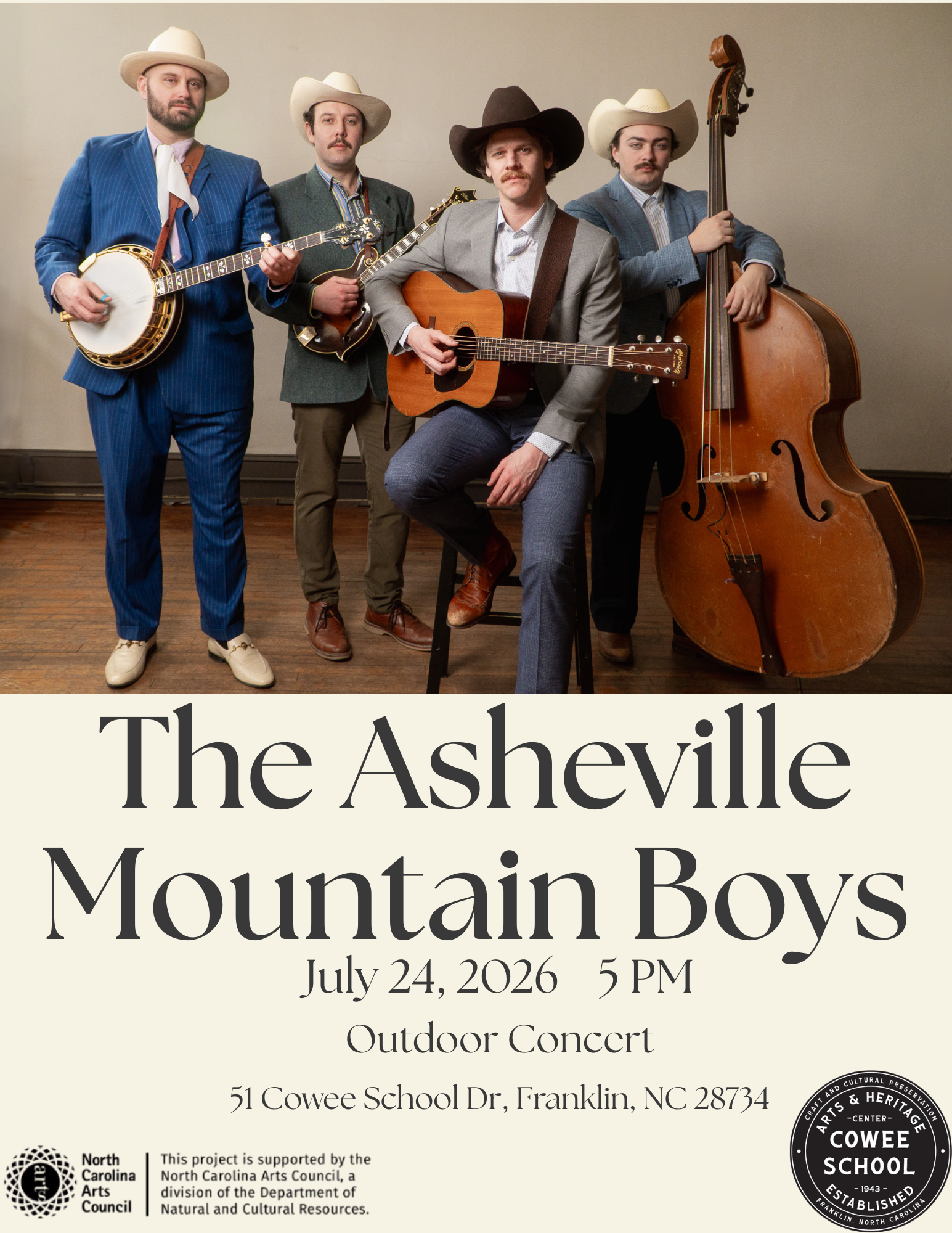 Asheville Mountain Boys Outdoor Concert
