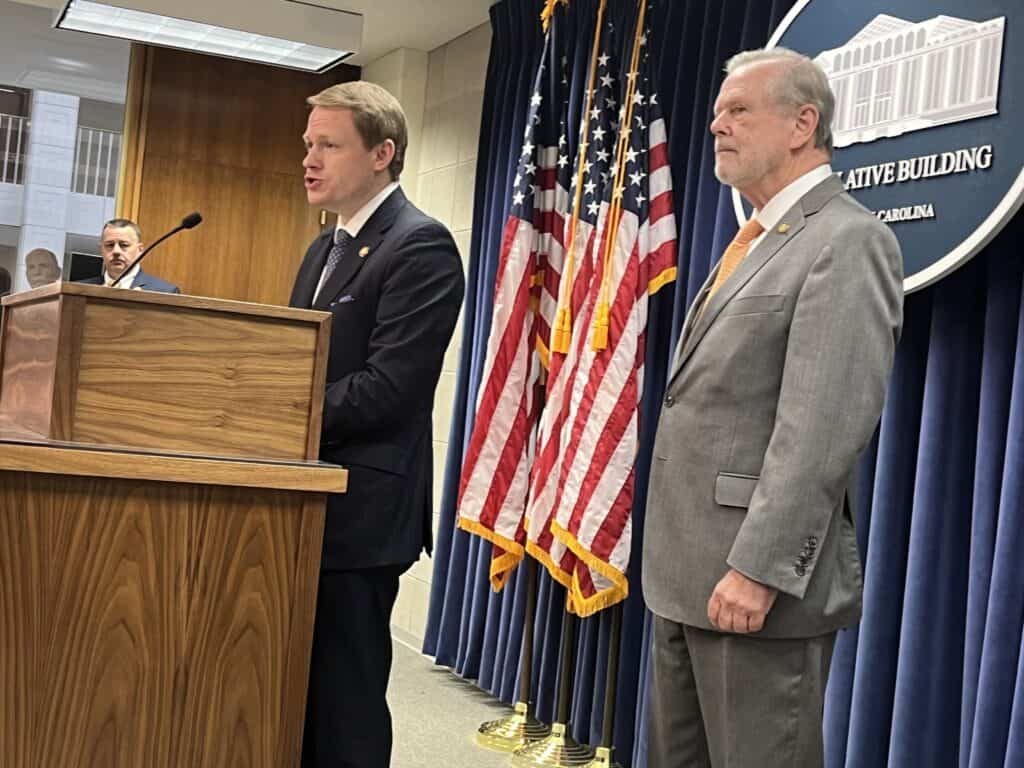 Officials announce new budget with teacher pay raises in North Carolina.