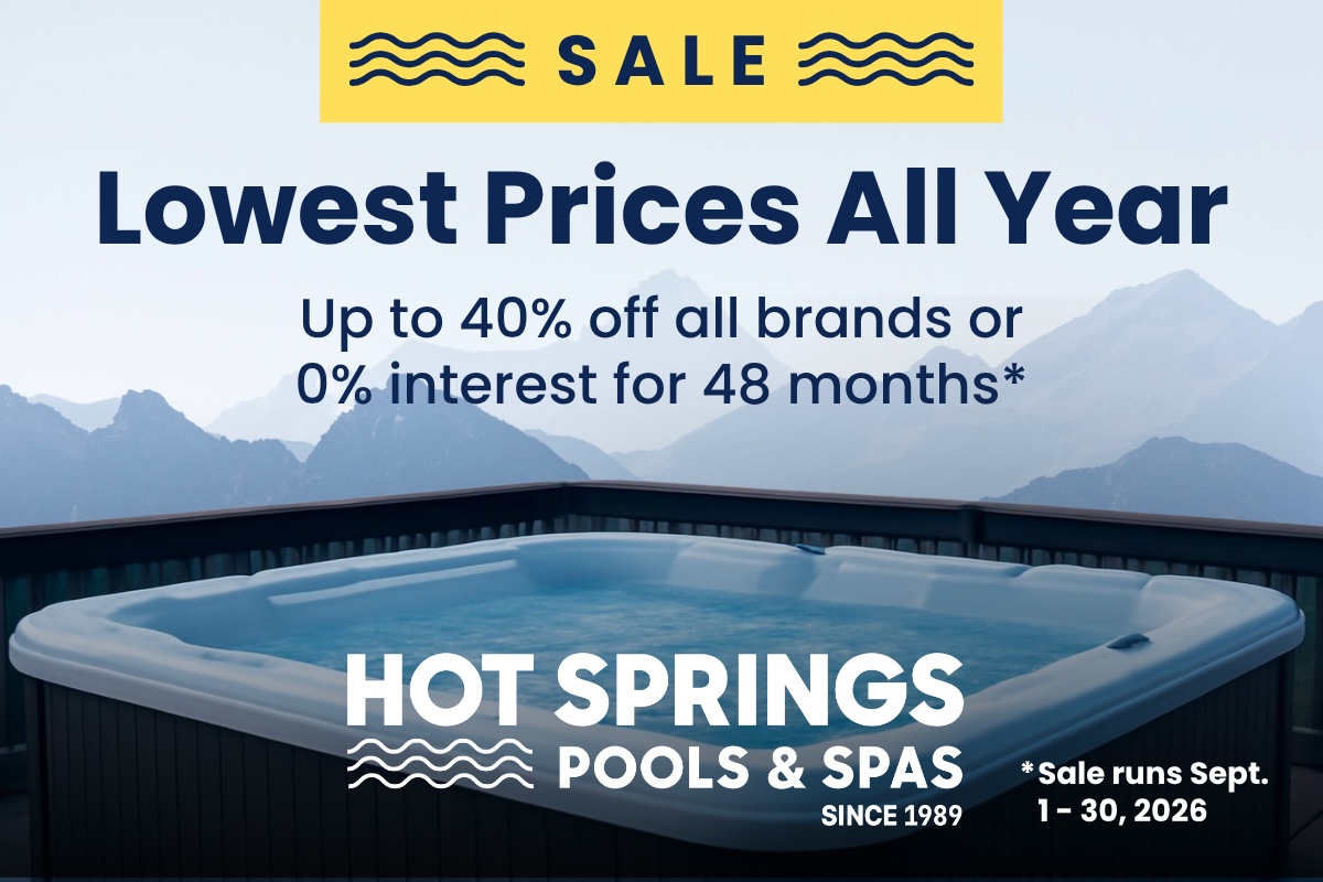 Hot Springs pools and spas on sale with discounts and financing options.