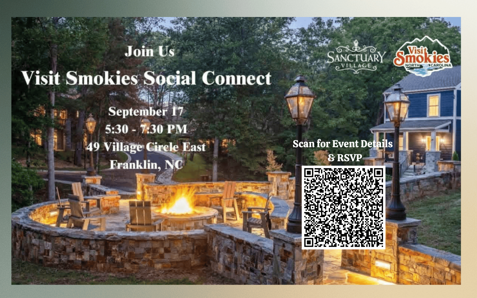 Visit Smokies social for Franklin businesses