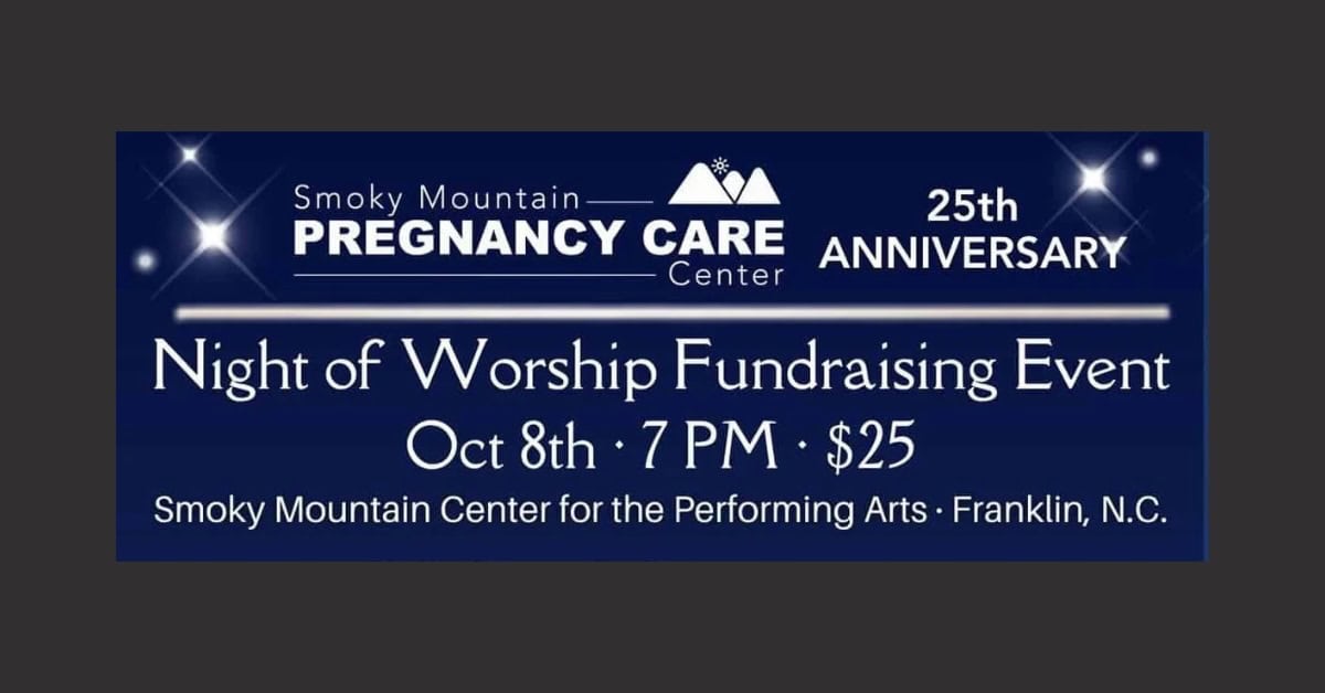 Pregnancy Center 25th Anniversary: Night of Worship Fundraising Event